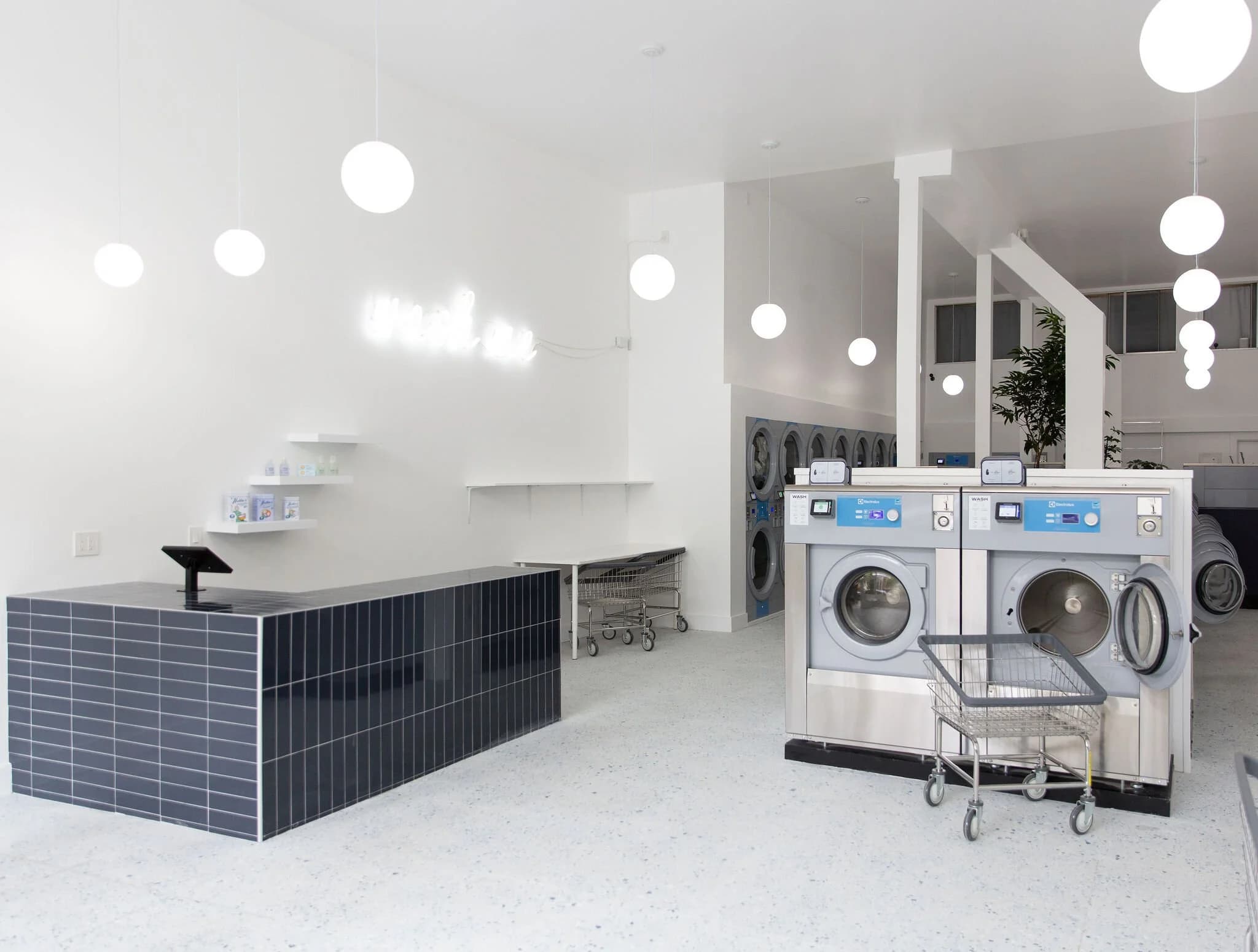 Modern laundry setup
